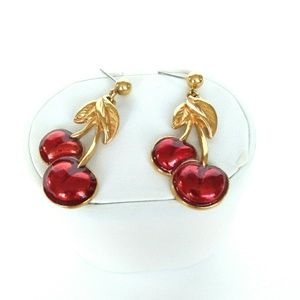 Avon Jewelry - Avon Red Cherry Earrings Avon Jewelry - Avon Red Cherry Earrings
